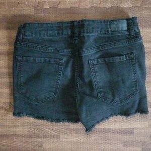 Aeropostale black high waisted shorts